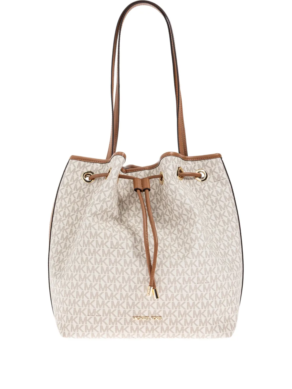 

Сумка через плечо с монограммой Michael Michael Kors, нейтральный