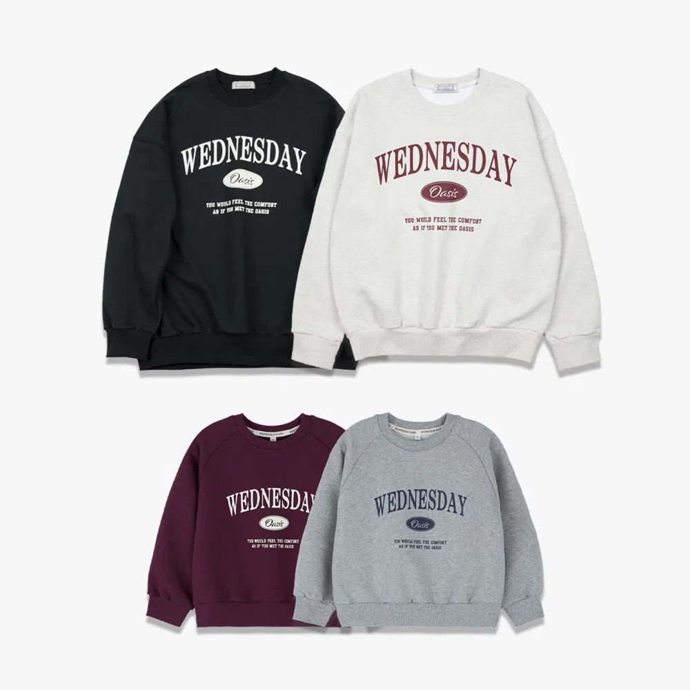 Набор из 2 детских свитшотов Signature Raglan от Wednesdayoasis Kids