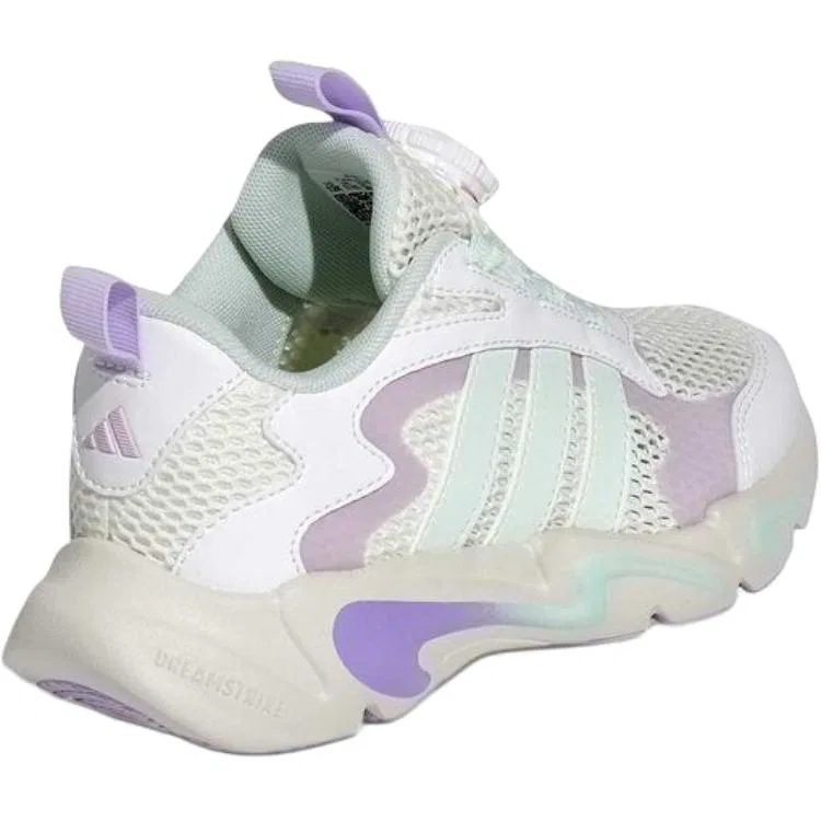 Кроссовки PLAYFLEX HABU низкие детские lifestyle white green purple Kids' Adidas — фото 4