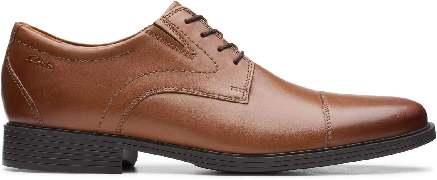 Мужские туфли Clarks Whiddon, темно-коричневая кожа — фото 3