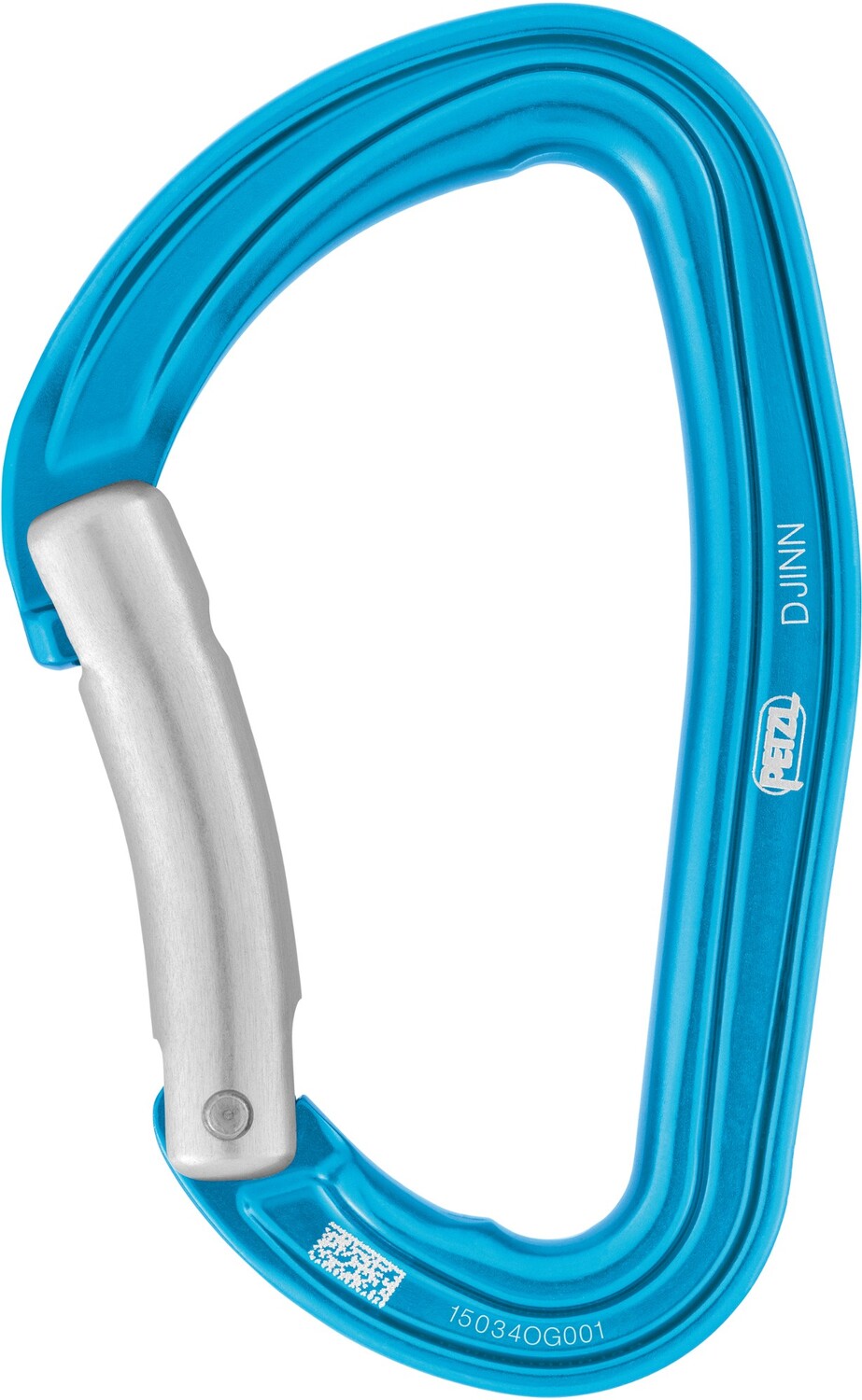 

Карабин Джинна с изогнутыми воротами Petzl, синий