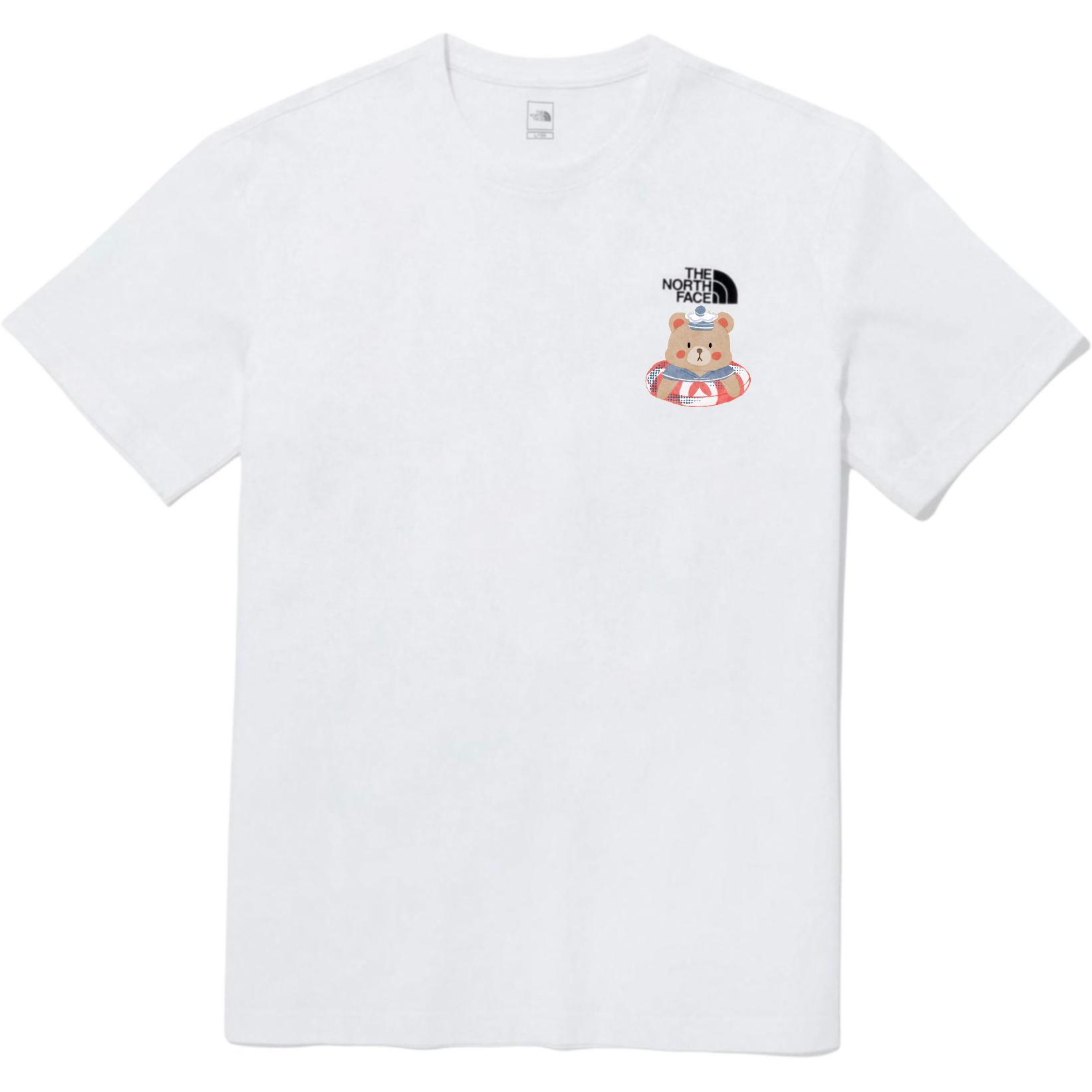 

THE NORTH FACE Футболка унисекс белая, Белый, THE NORTH FACE Футболка унисекс белая