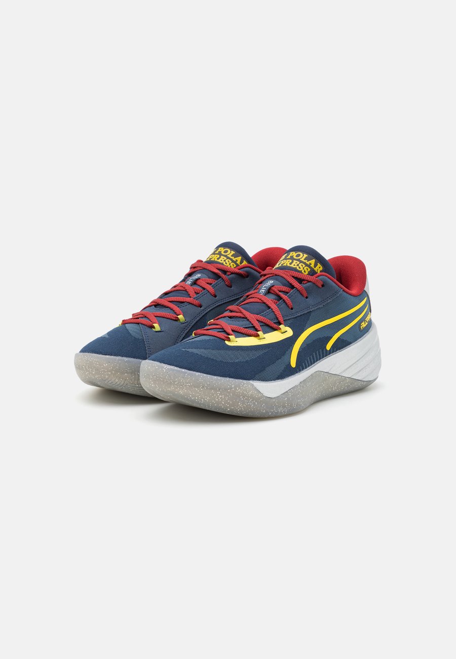 Кроссовки Puma ALL-PRO NITRO POLAR EXPRESS, Silver Mist/Golden Fog/Club Navy/Intense Red/Yellow Blaze/Silver-Coloured — фото 2