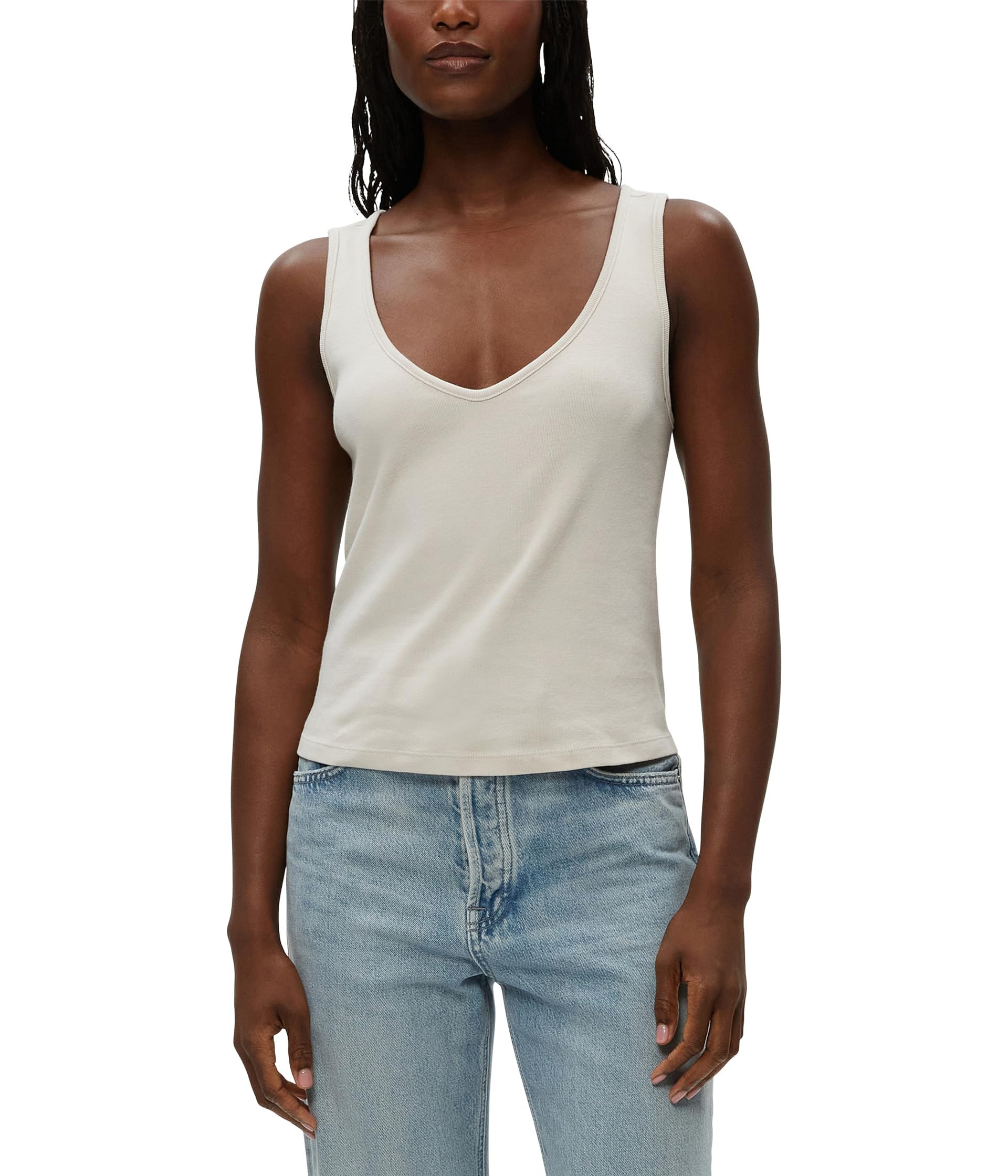 

Топ Michael Stars Sloan V-neck Tank, цвет Cement
