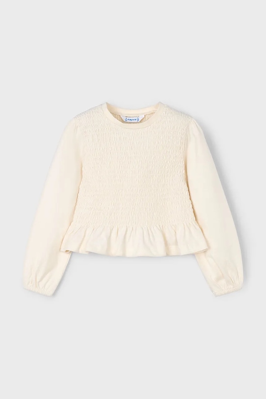 

Детская хлопковая водолазка Mayoral, бежевый