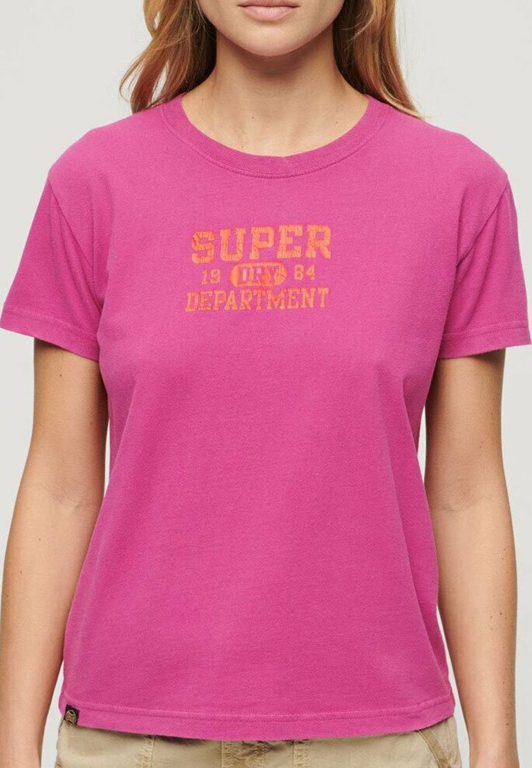 

Футболка с принтом ATHLETICS Superdry, фиолетовый