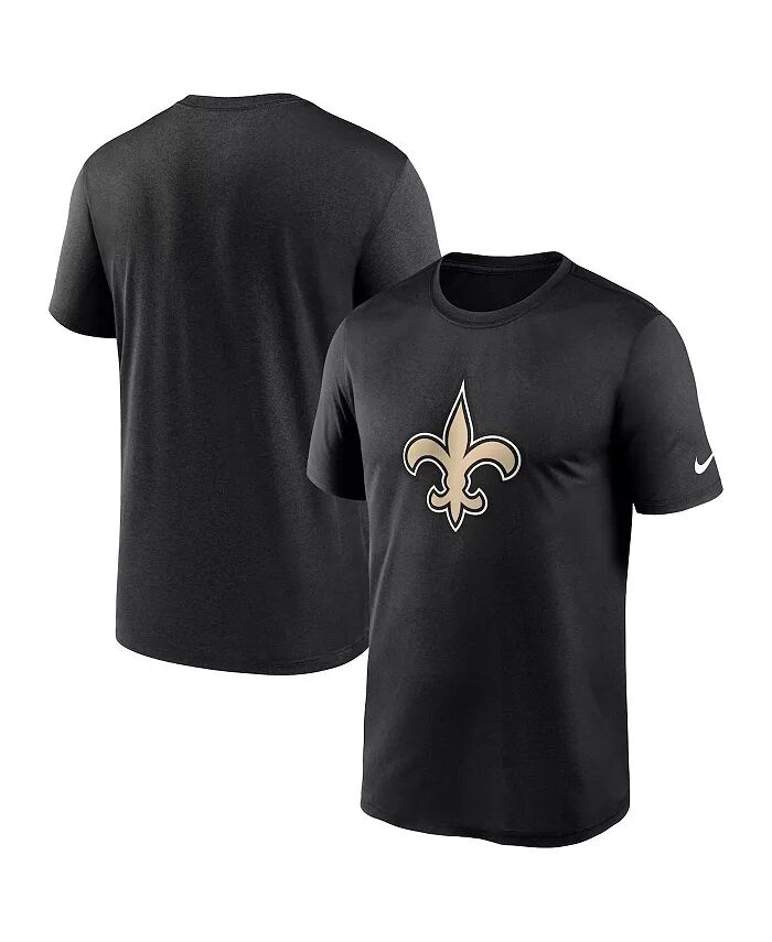 

Мужская черная футболка с логотипом легенды New Orleans Saints Performance Nike