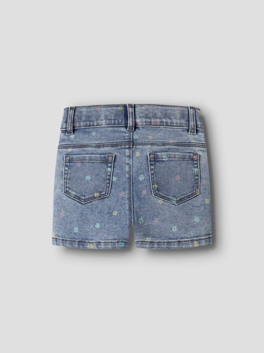 Шорты джинсовые с принтом, Name it, medium blue denim — фото 2