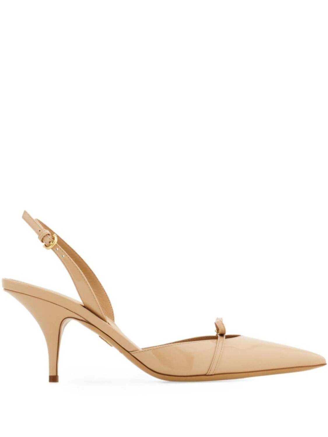 Туфли на каблуке Ferragamo, нейтральный цвет