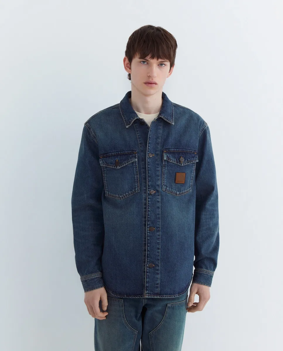 

Мужская верхняя рубашка Lincoln Carhartt WIP, синий