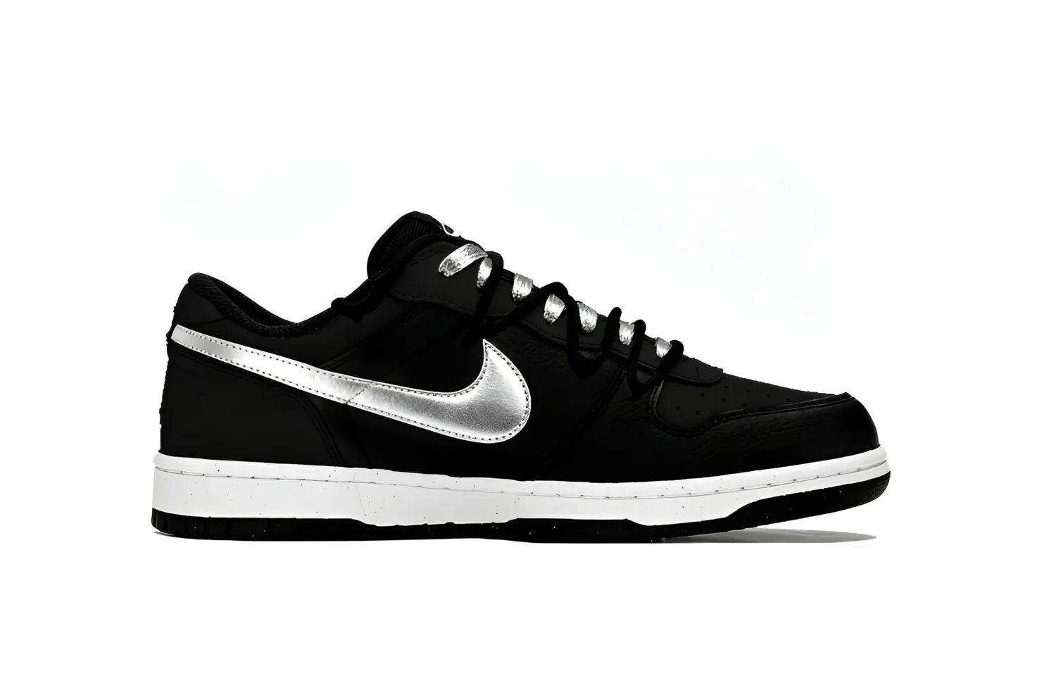 Nike Кроссовки для скейтбординга Big 'Silver Toe' мужские, черно-белые — фото 3
