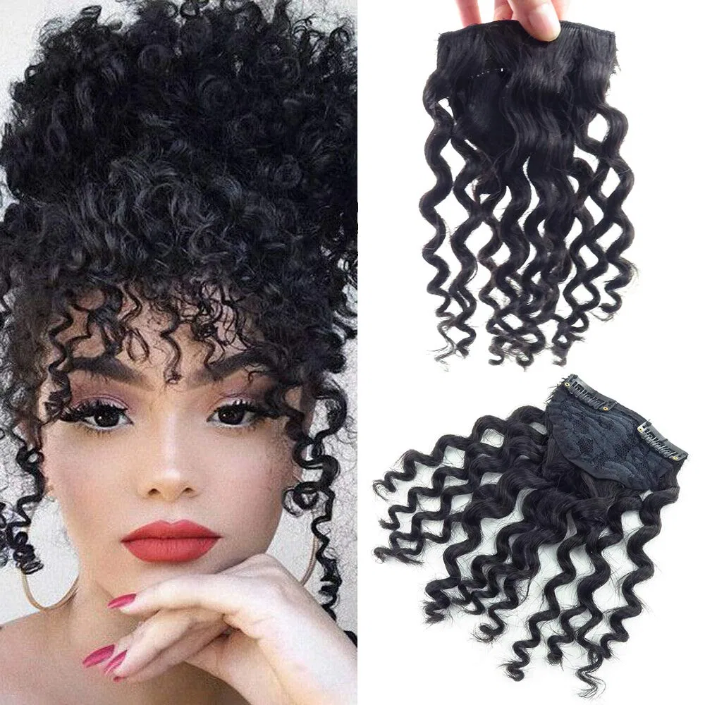 Накладная челка из натуральных волос Afro Style 23 г Remeehi