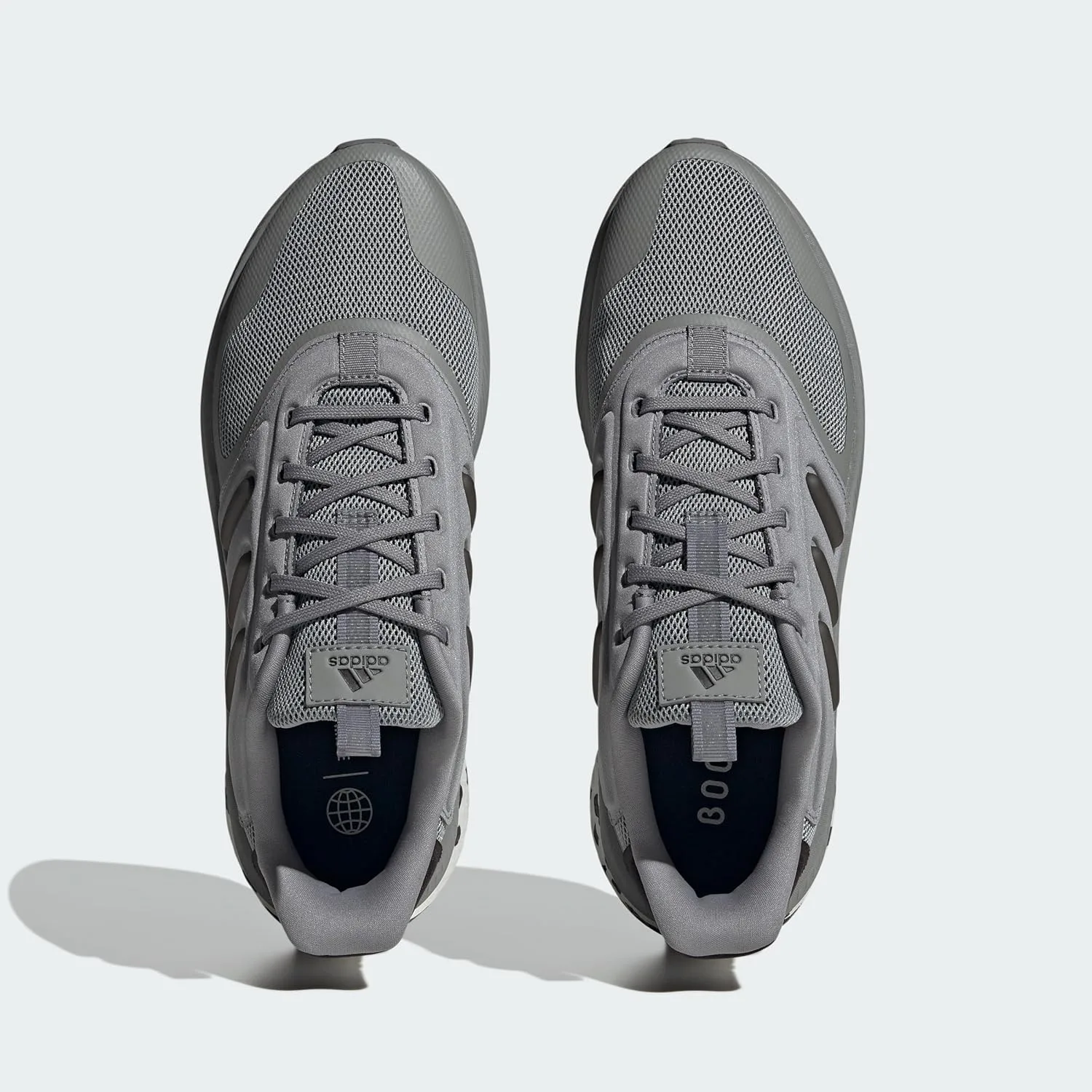 Кроссовки Adidas Unisex X_plrphase Low (не для футбола), белый/черный/серый — фото 3