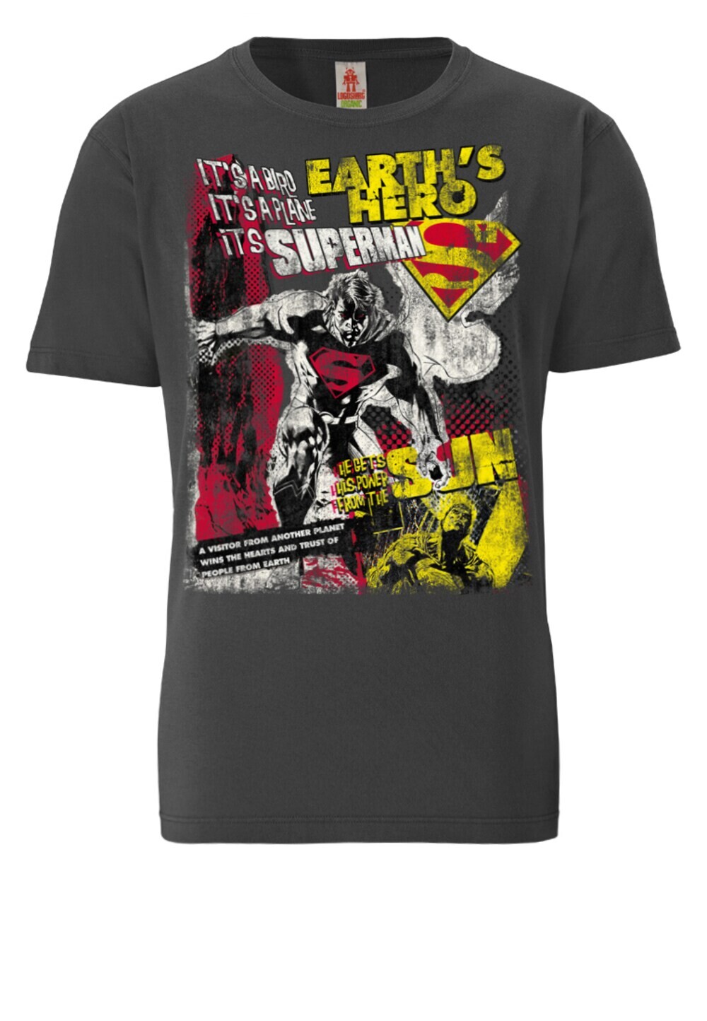 

Футболка Logoshirt Superman, темно-серый