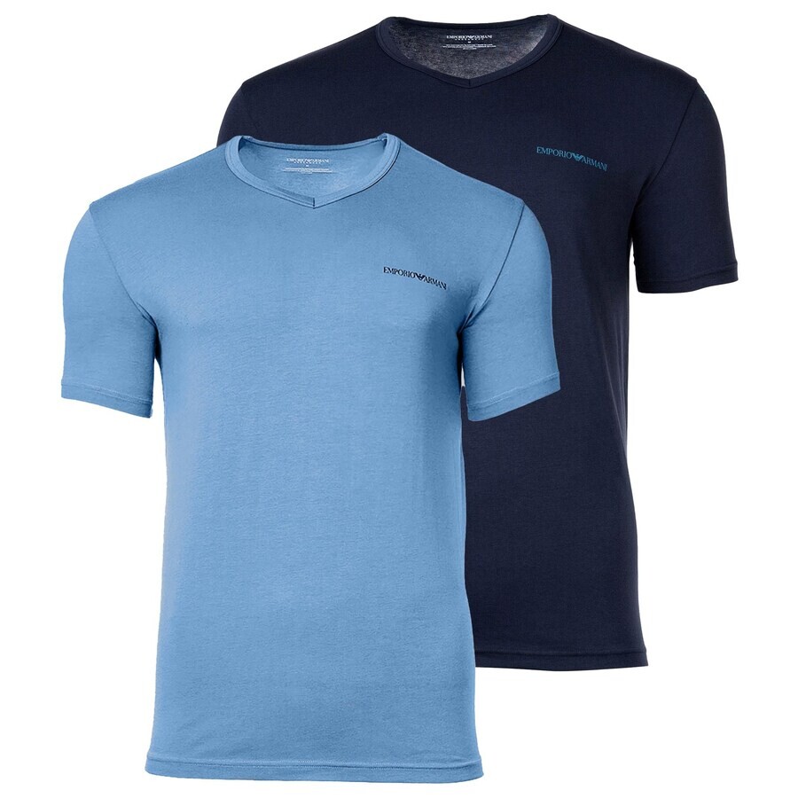 

Футболка Emporio Armani, цвет marine blue/Sky blue