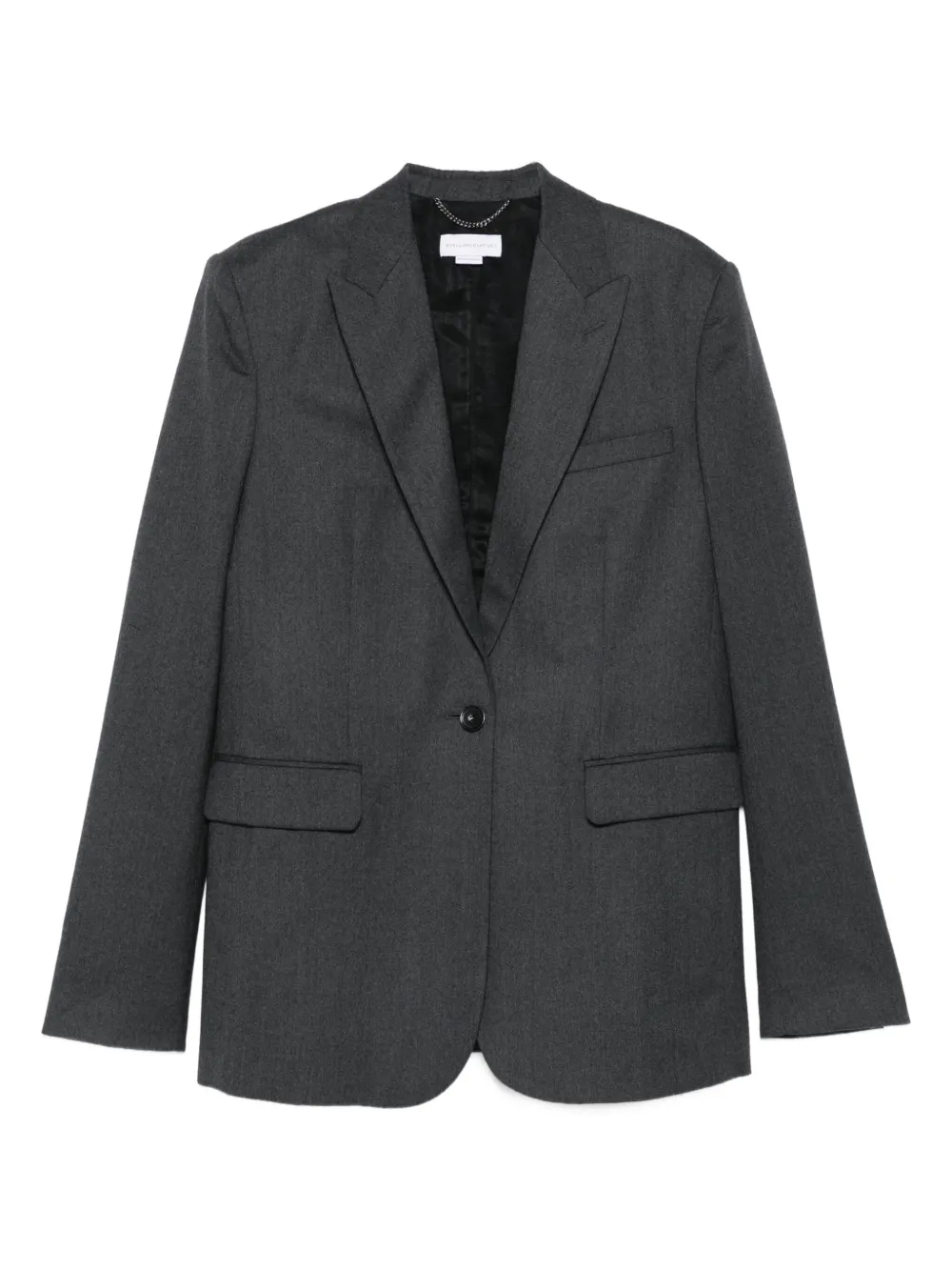 

Однобортный блейзер STELLA MCCARTNEY, серый