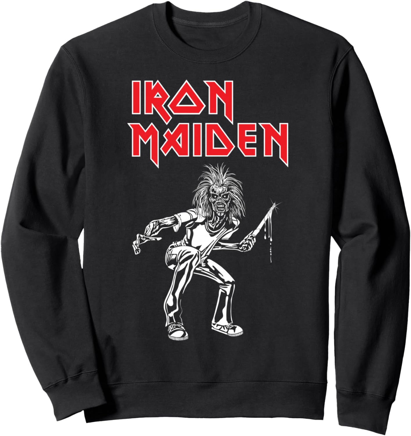 

Толстовка Iron Maiden - осенний тур 1980 года, черный
