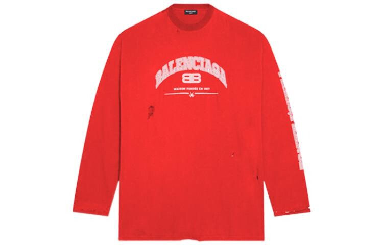 

Футболка мужская красная Balenciaga, красный