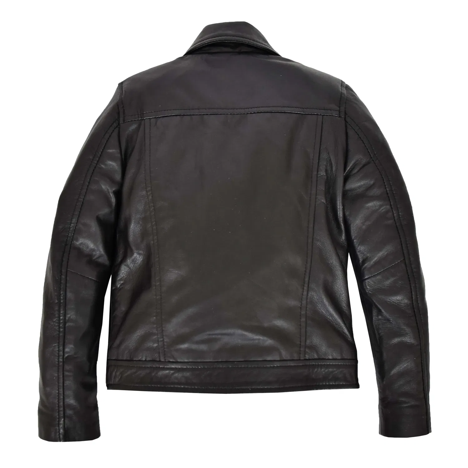 Кожаная куртка-косуха для девочек House Of Leather, черный — фото 2