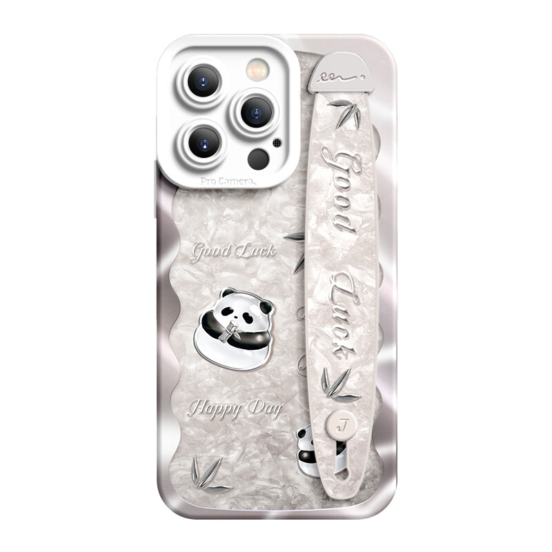 

Super Mouse Чехол для телефона, Crystal hugging bamboo panda white