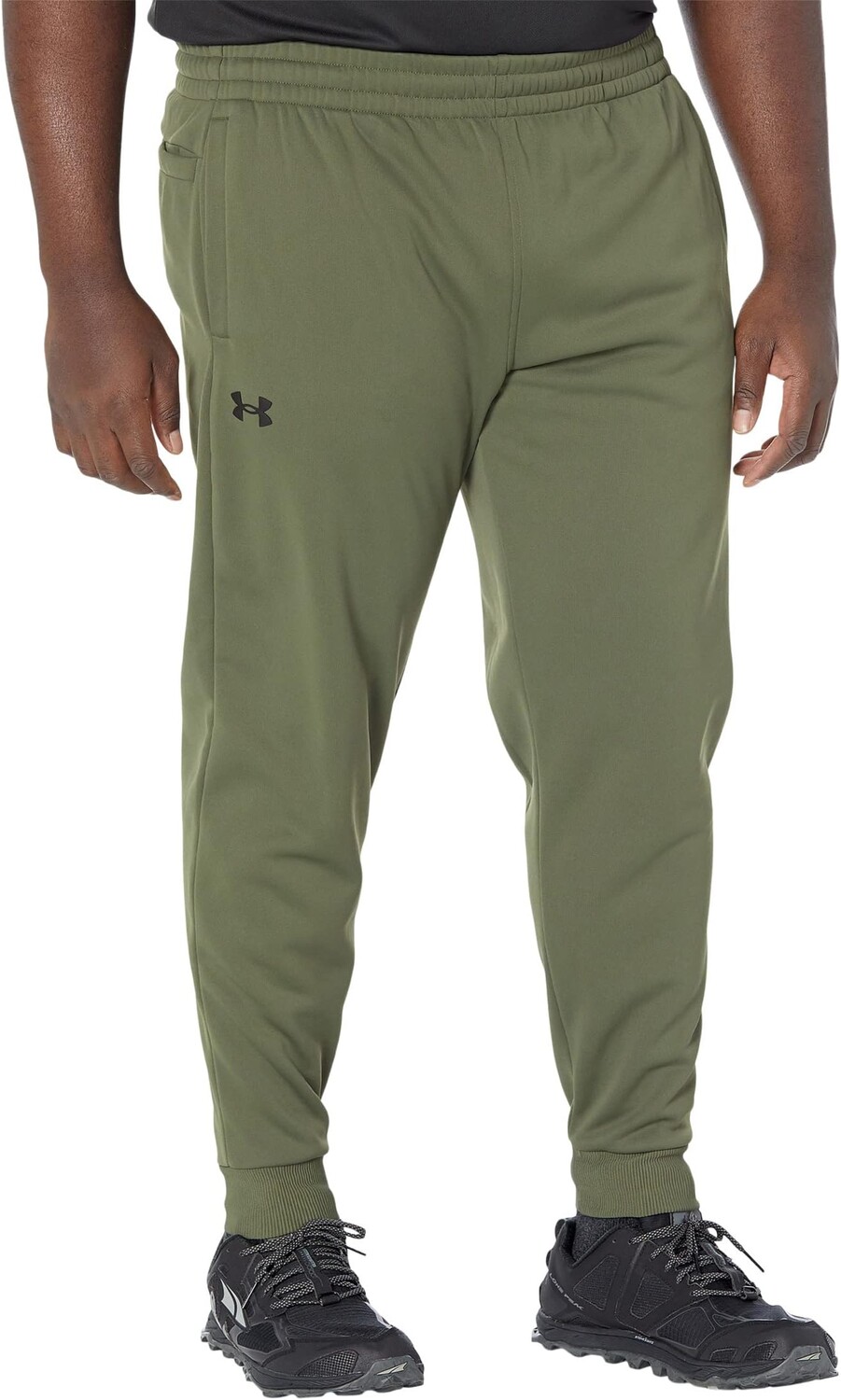 

Флисовые джоггеры Armor Under Armour, цвет Marine OD Green/Black