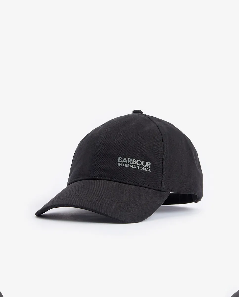 

Мужская кепка с логотипом в бейсбольном стиле Barbour International, черный