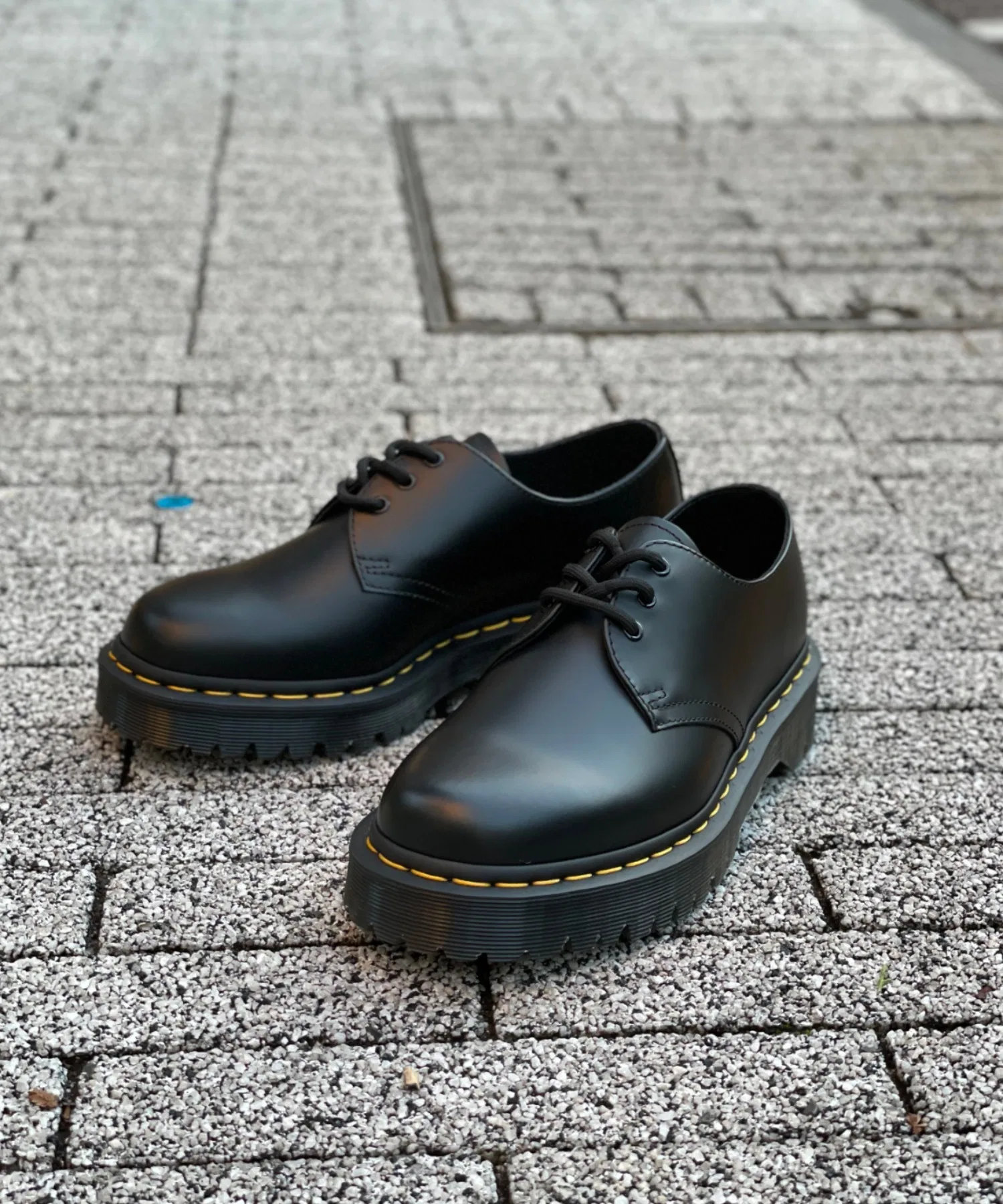 Унисекс туфли Dr. Martens 1461BEX 3-hole чёрные