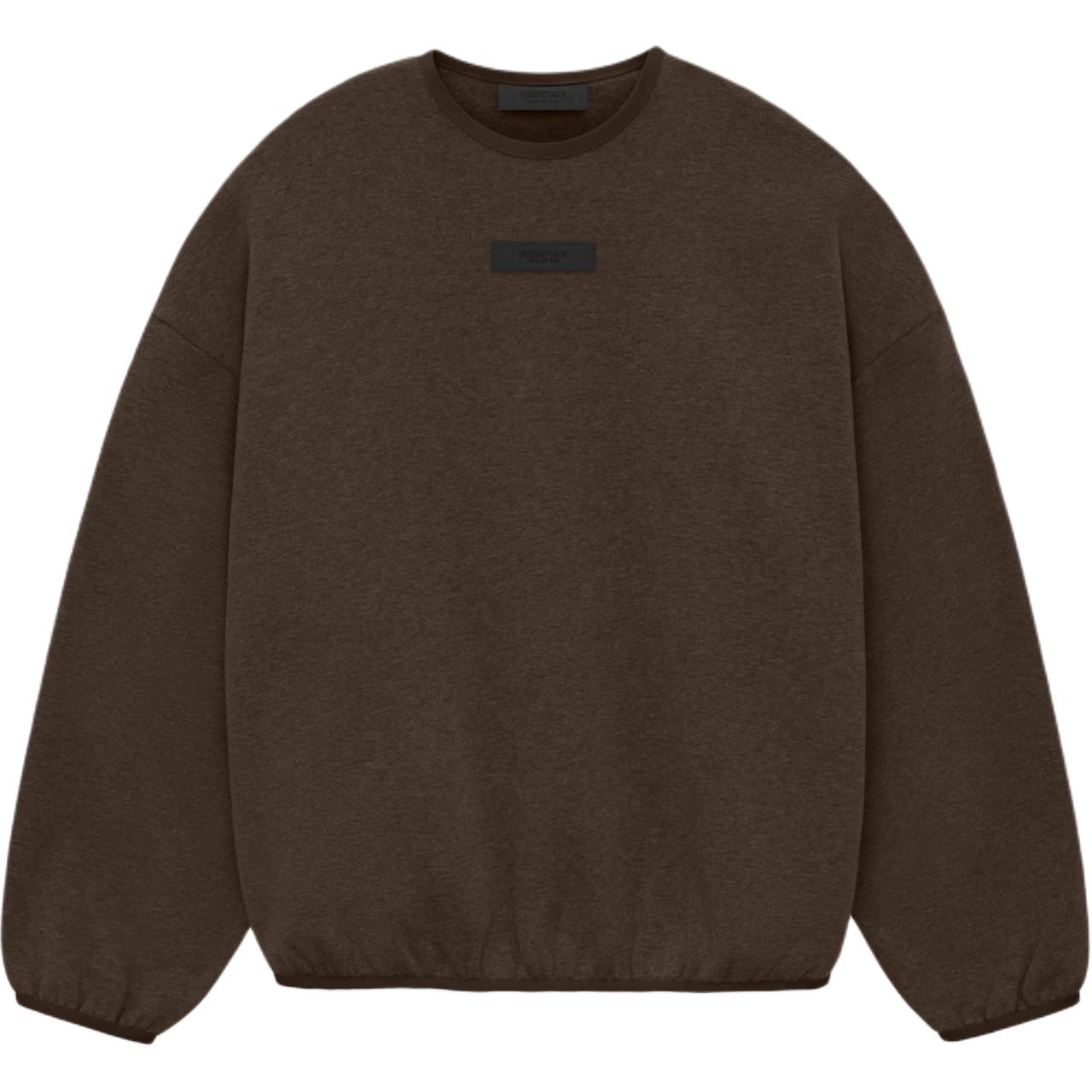 Футболка с длинным рукавом Fear Of God Essentials, вязаный узор Хизер Вуд — фото 2