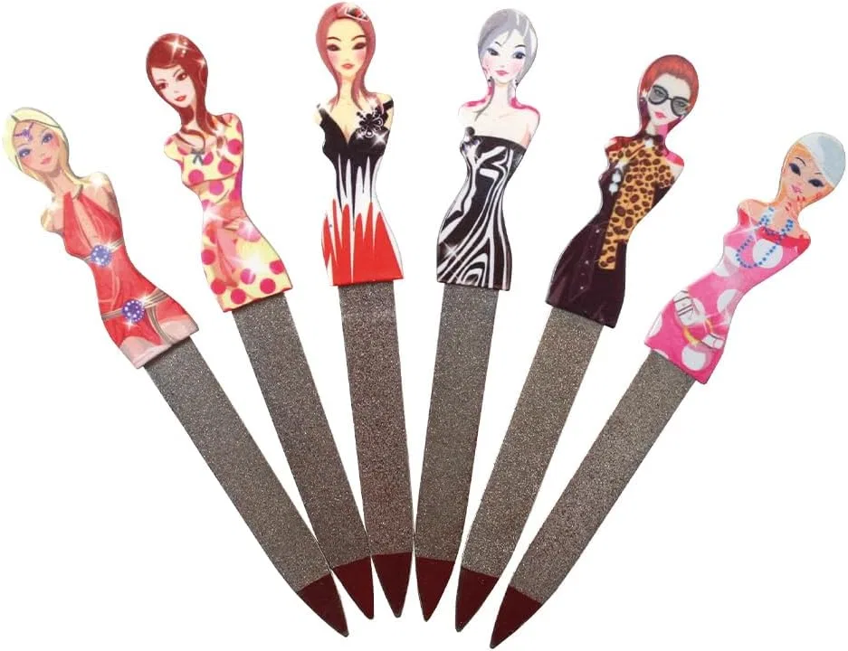 Набор пилочек для ногтей kda Girly-Design, 6 шт. Kda