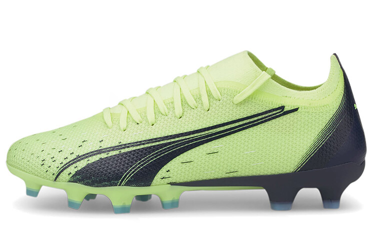

Футбольные бутсы Ultra Match женские низкие зеленые/черные Puma