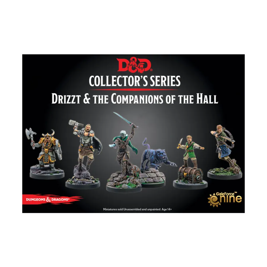 

Дризз'т и спутники зала, Dungeons & Dragons - Collector's Series Miniatures - Classic & Assorted (5th Edition)