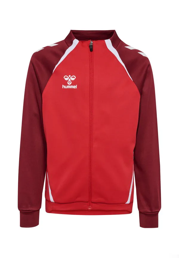 Детская тренировочная куртка hmllead 2.0 track zip Hummel, True Red/Maroon
