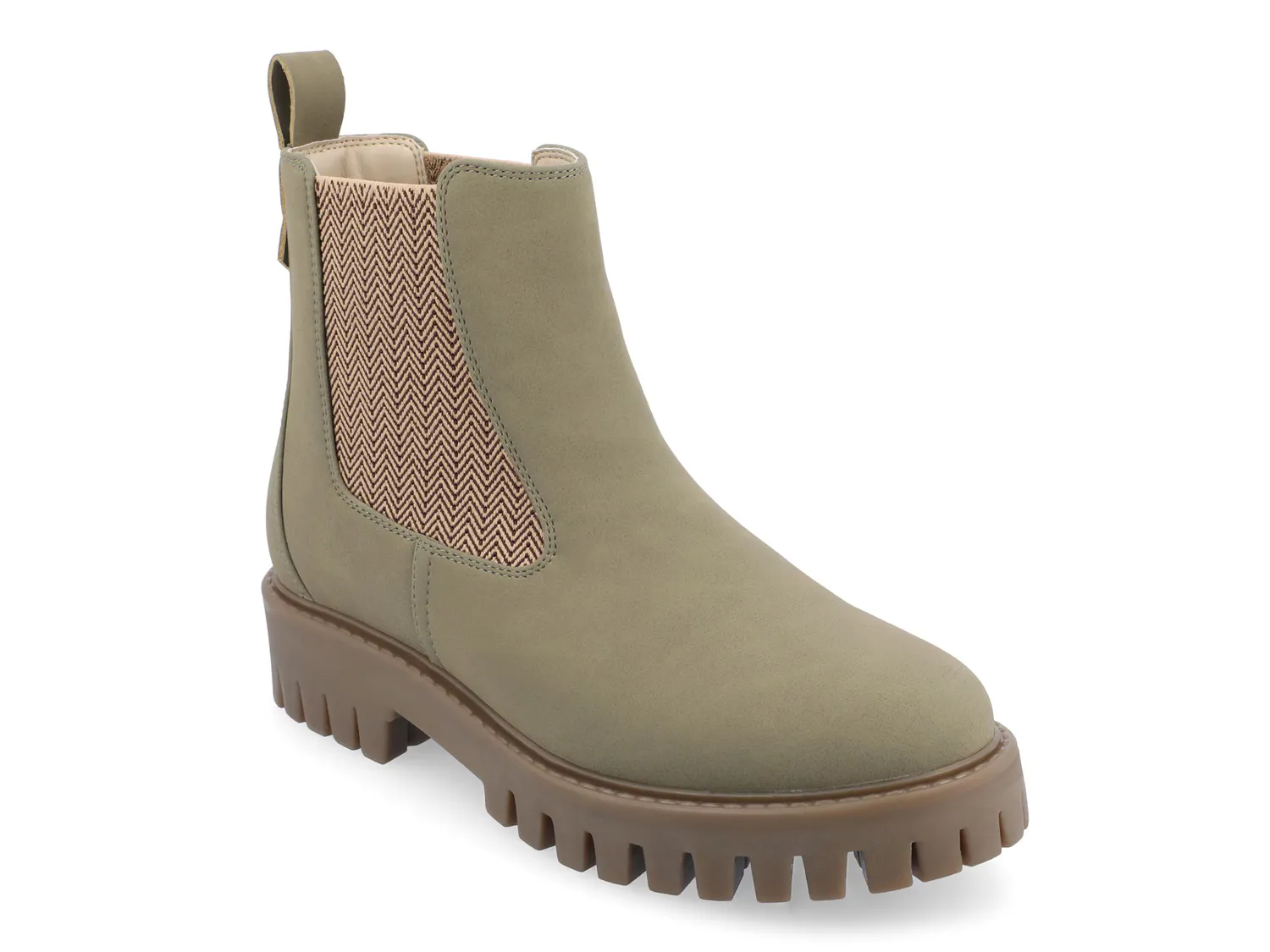 Ботильоны Alara Chelsea Bootie Journee Collection, оливково-зеленый