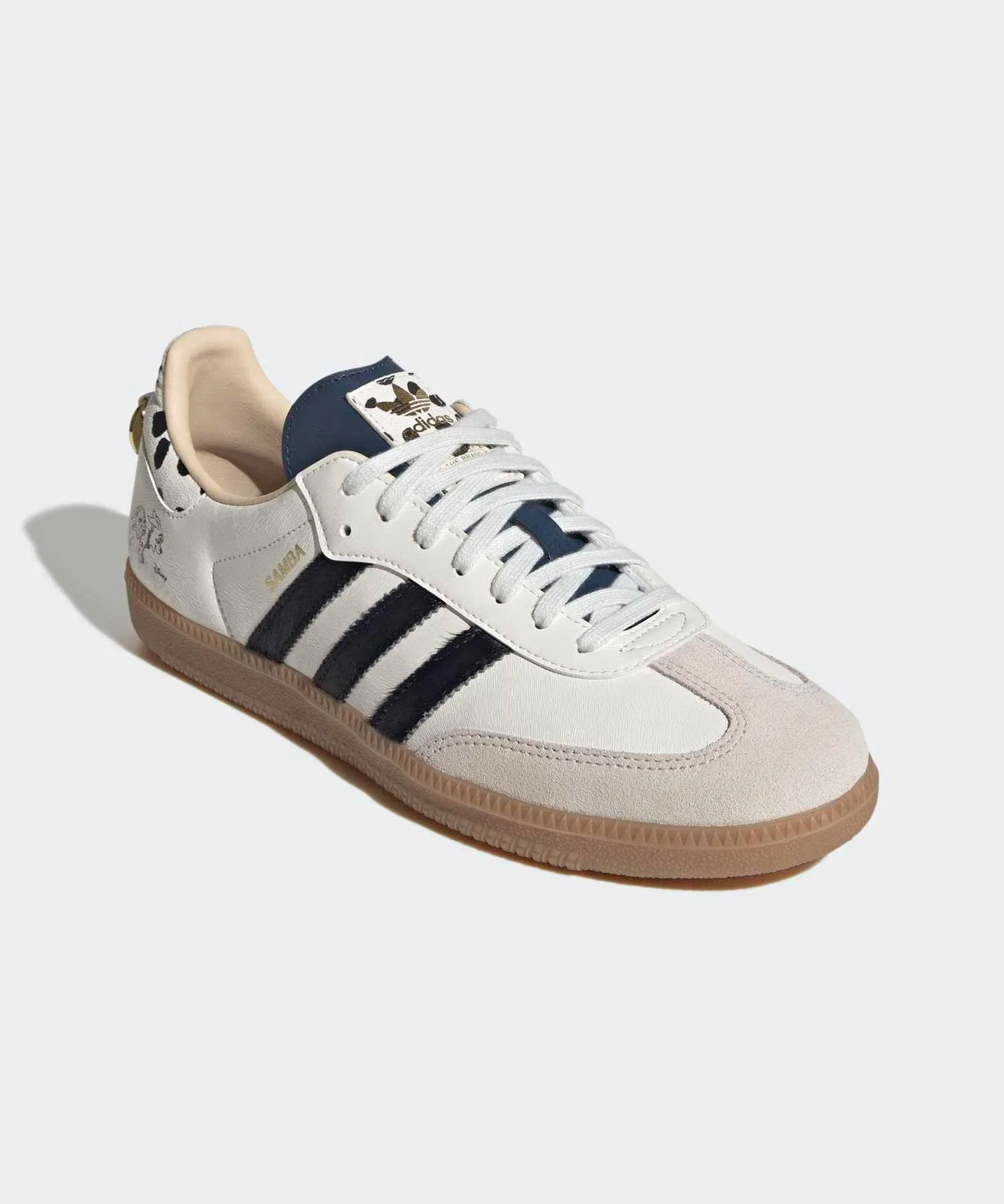 Унисекс кроссовки Adidas Samba из кожи белые — фото 4
