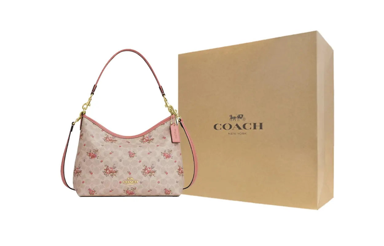 

COACH Сумка через плечо из лакированного холста