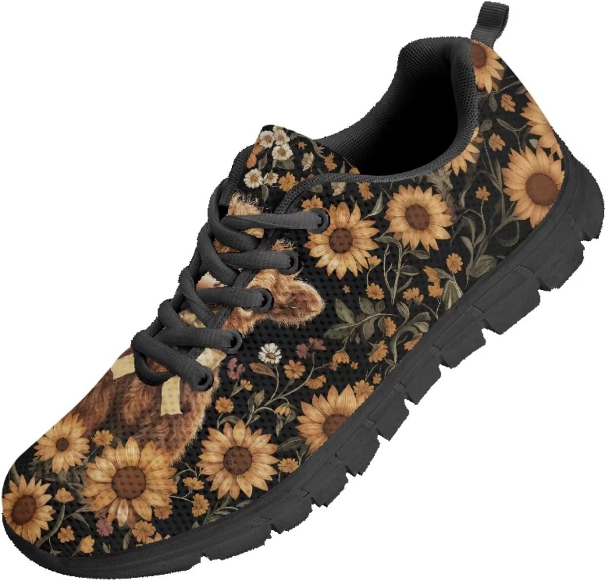 

Мужские кроссовки Funnydude Funny Print для тенниса, осенние повседневные прогулочные кроссовки, размеры 6,5-13,5, Highland Cattle