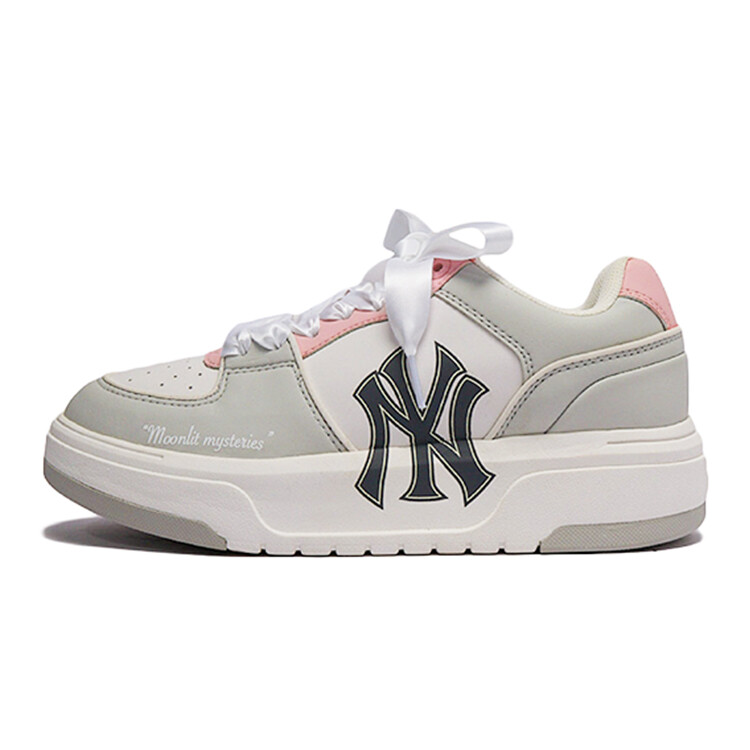 

Кроссовки MLB Chunky Liner Skateboarding Shoes Unisex Low-top Gray/Pink, светло-серый