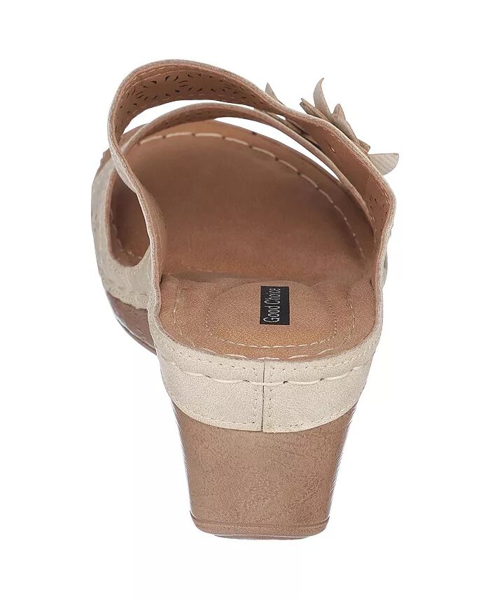 Женские босоножки Cie Wedge Slide GC Shoes, желтый — фото 3