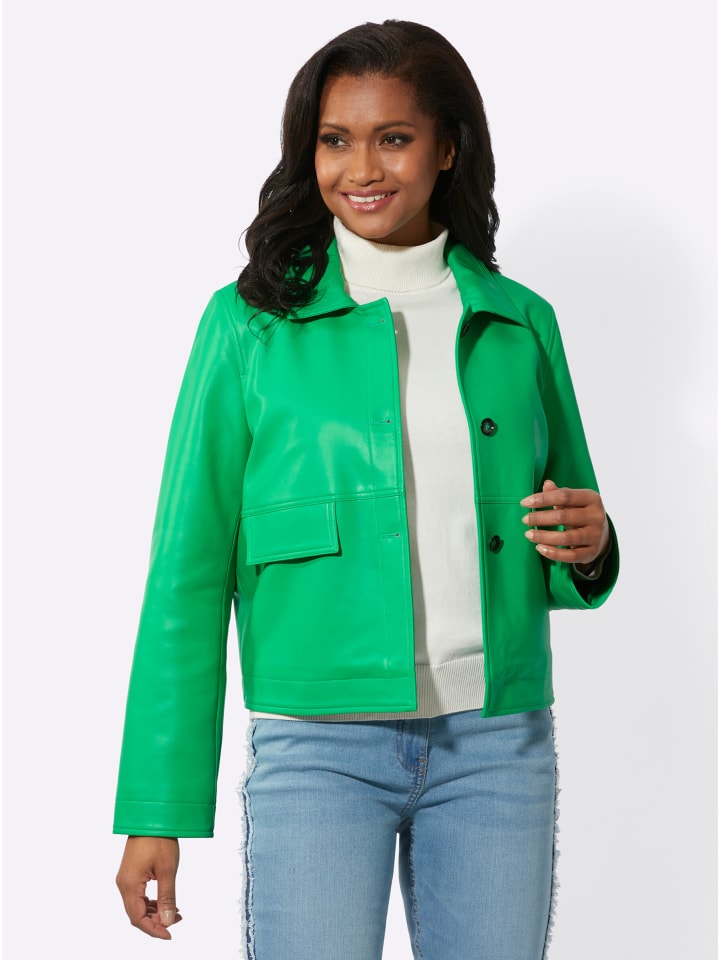 

Куртка из искусственной кожи травянисто-зеленого цвета WITT WEIDEN