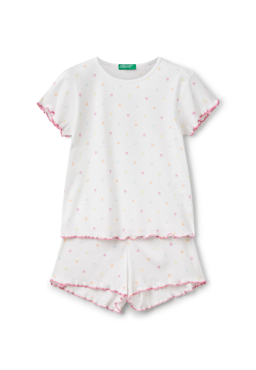 

Пижама WITH LOGO SET United Colors of Benetton, слоновая кость