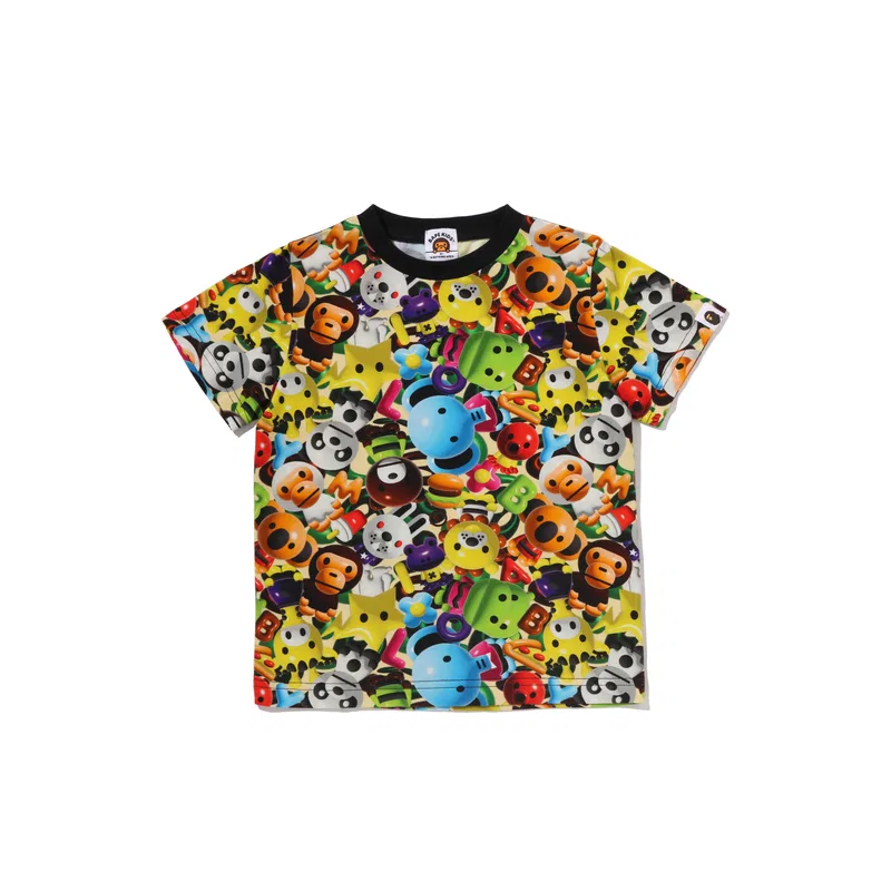 Футболка SS26 для детей 3-7 лет A BATHING APE, Multicolor MLX