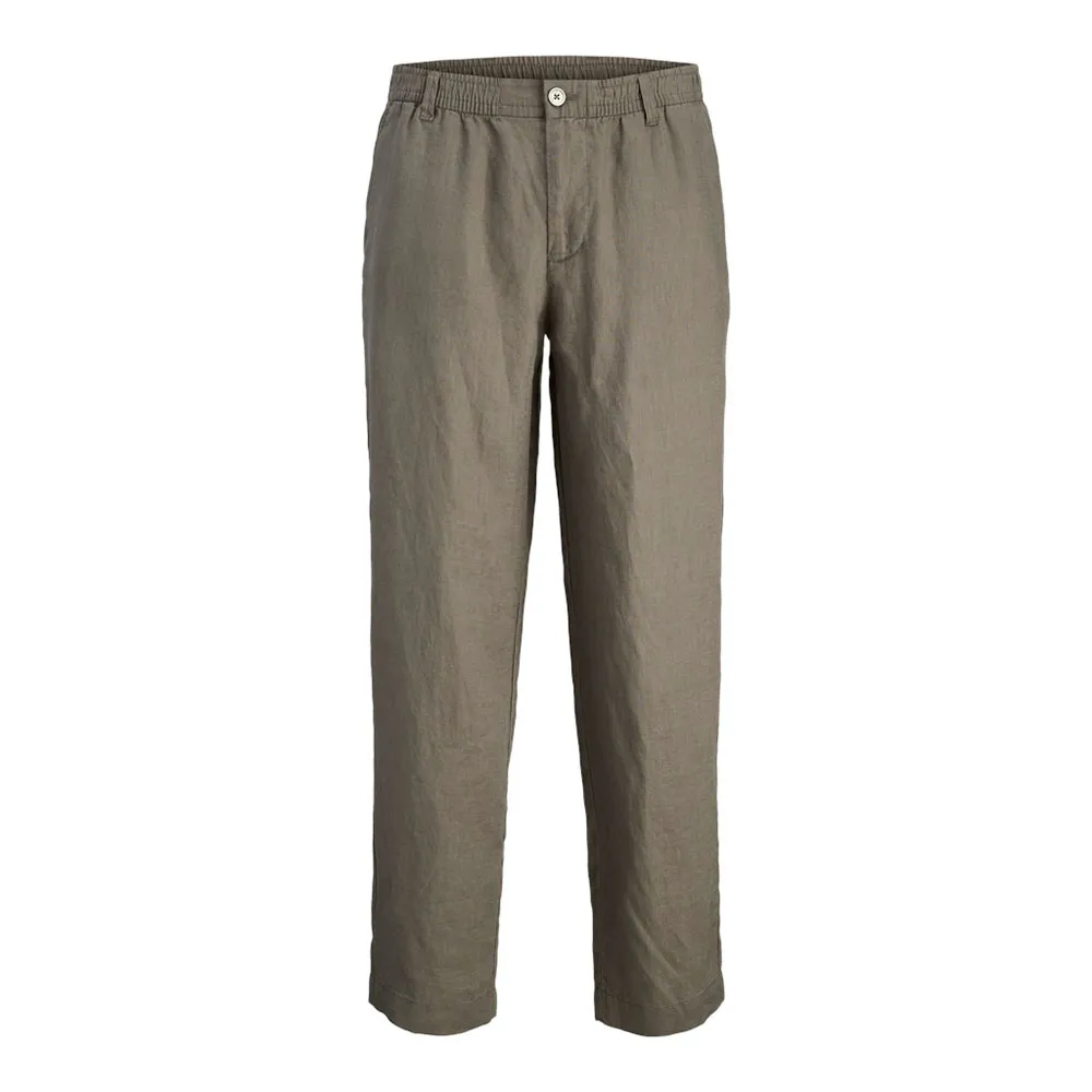 

Брюки чинос Jack & Jones Karl Lawrence Linen, зеленый