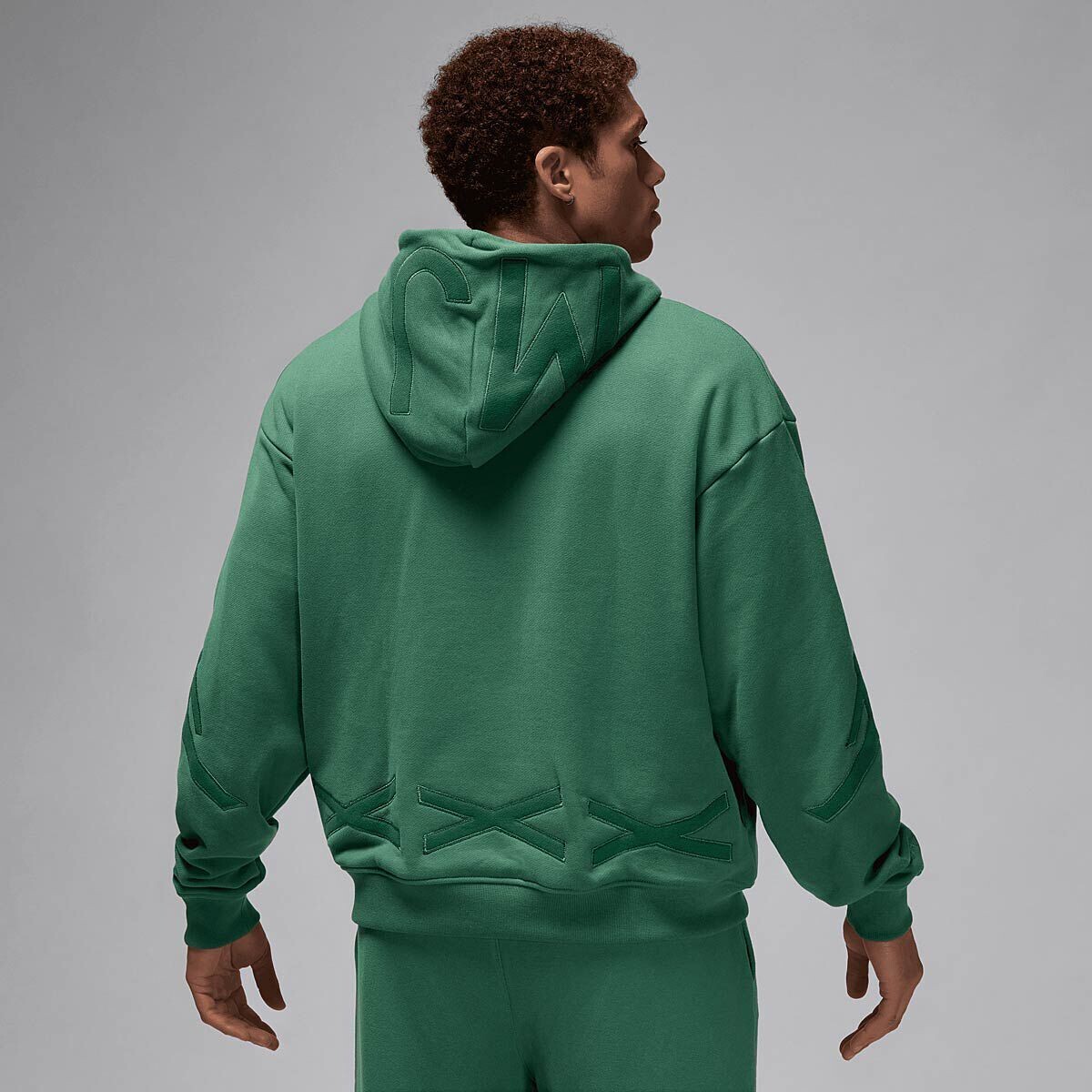 Толстовка Jordan Fleece X Nina Chanel Abney, цвет Green Stone — фото 3