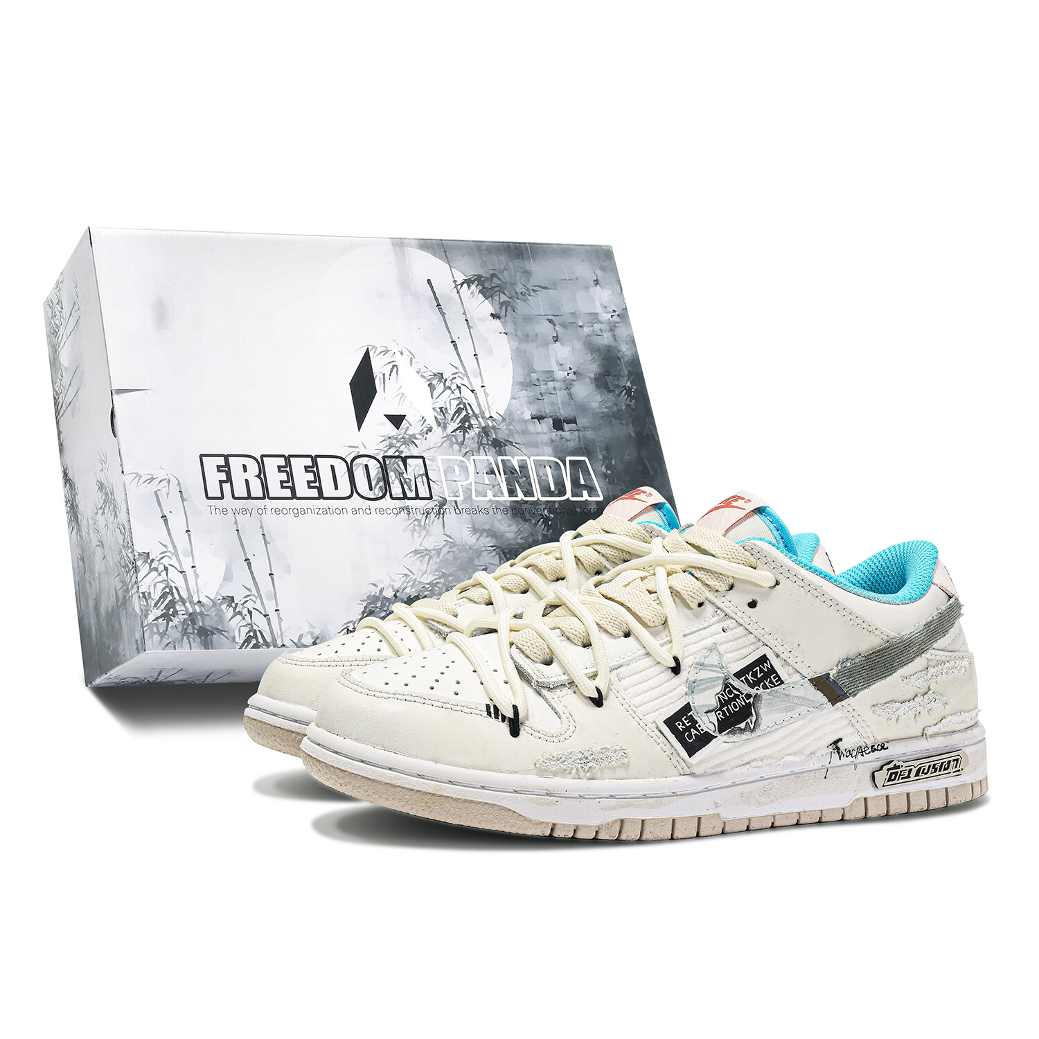 

Кроссовки Nike Dunk Skateboarding Shoes Women's Low-top Gray, серый