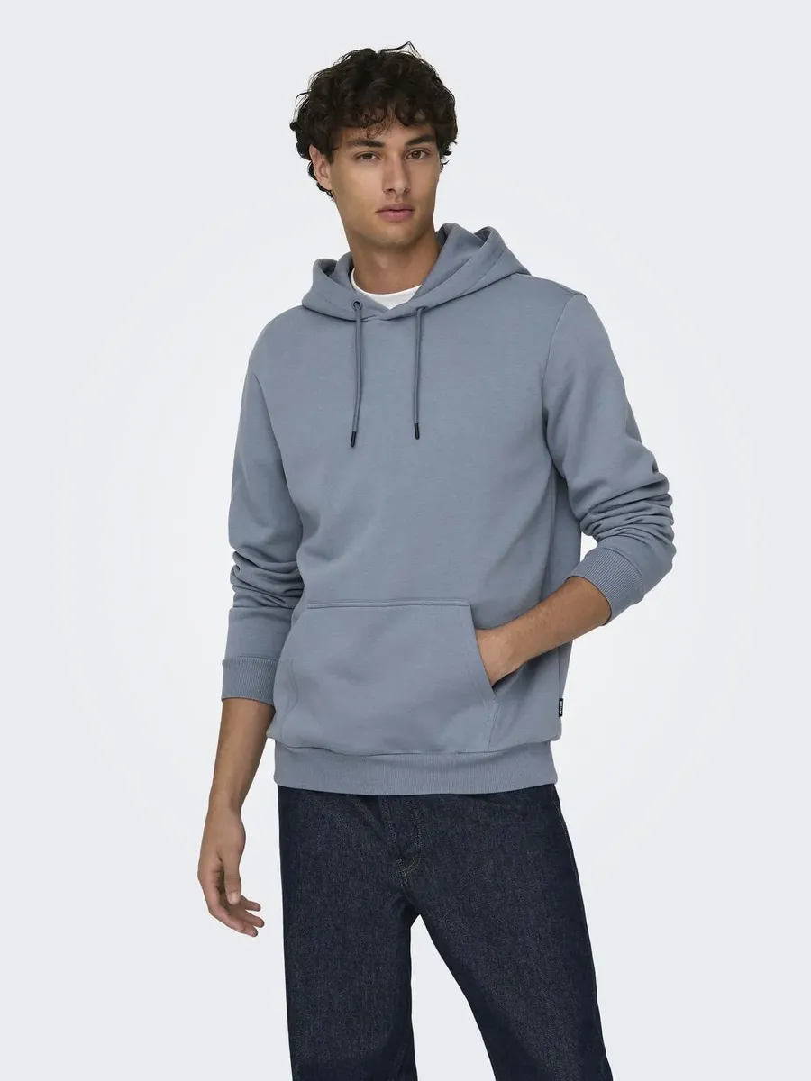 

Толстовка ONLY & SONS с капюшоном "ONSCERES HOODIE SWEAT NOOS", цвет Flint Stone