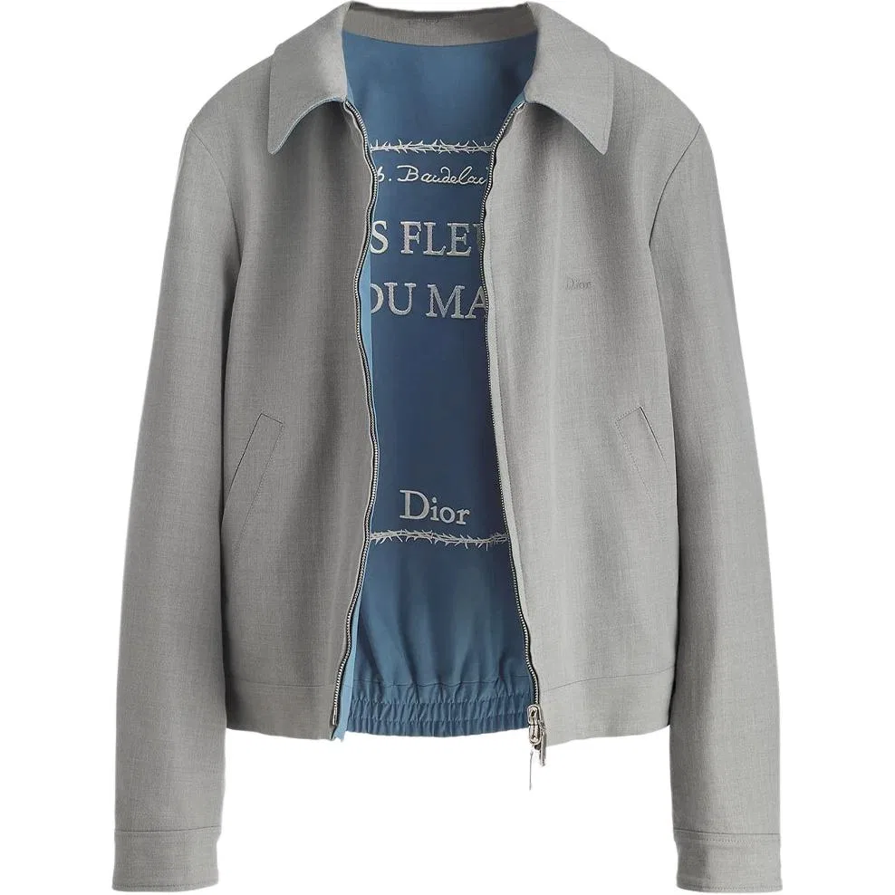 Куртка мужская в стиле high street Dior Gray — фото 3
