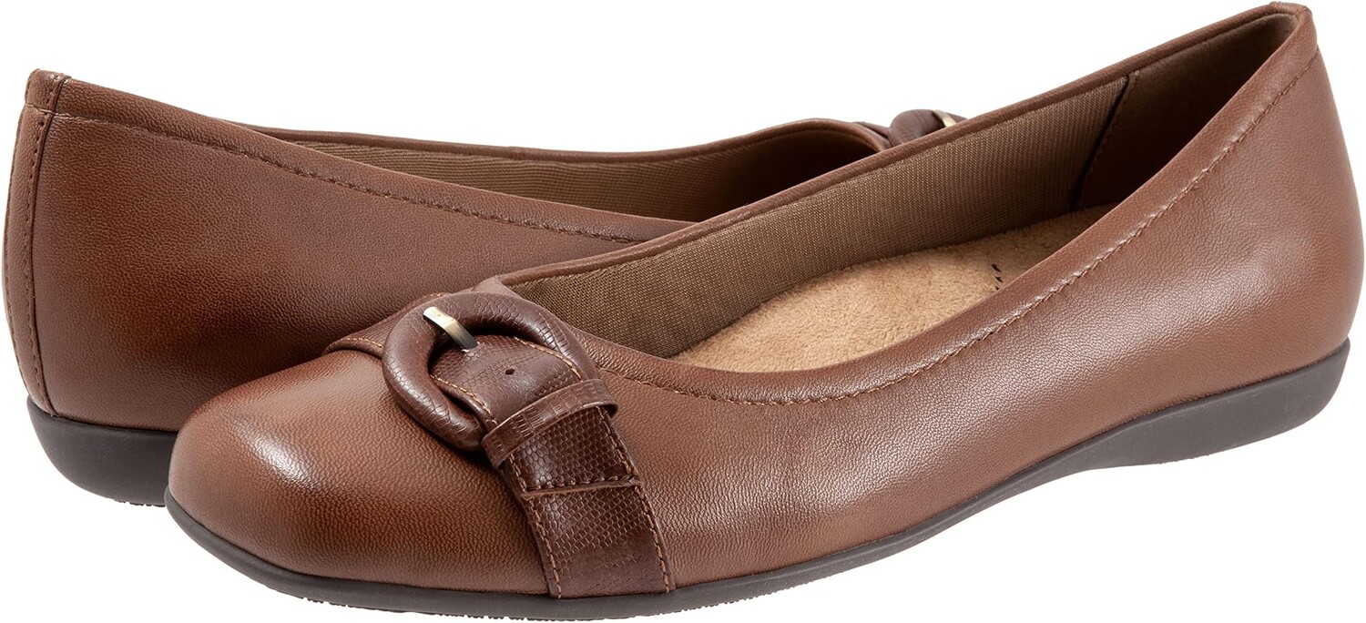 

Туфли на плоской подошве Trotters Sylvia, цвет Saddle