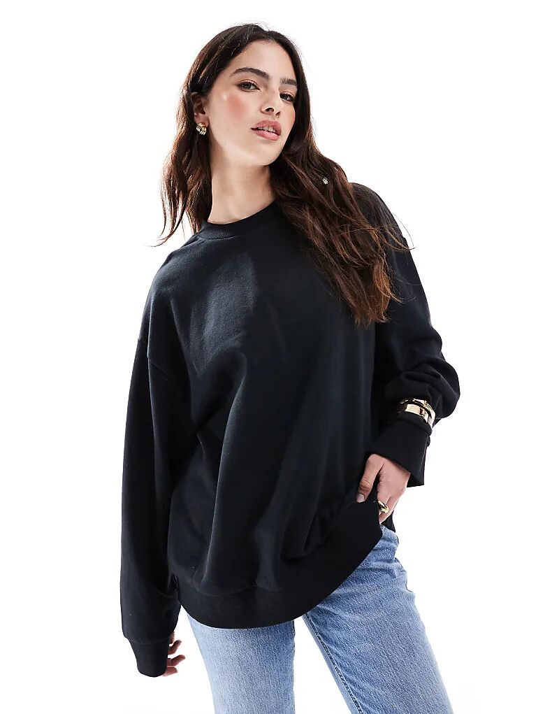 

Толстовка оверсайз ASOS DESIGN черного цвета