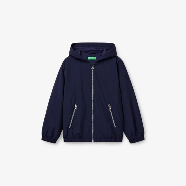 

Худи Benetton с вышитым логотипом, синий