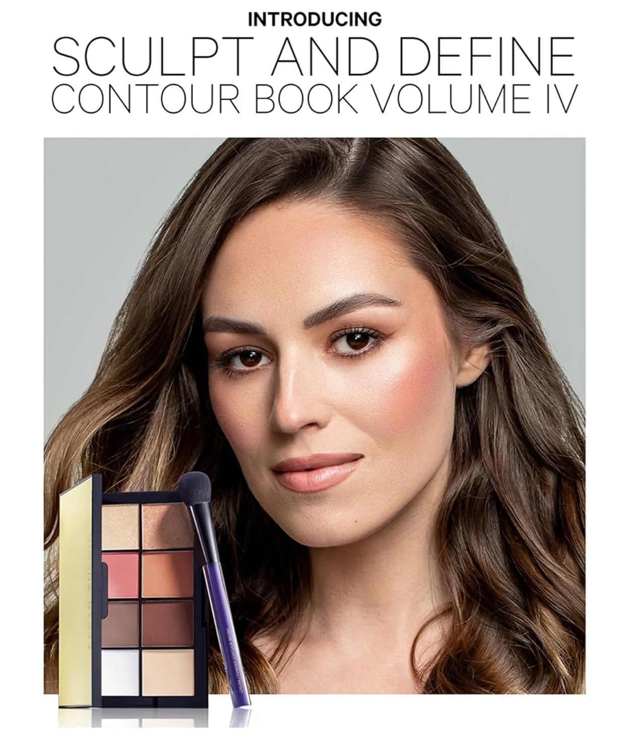 Kevyn Aucoin Sculpt and Define Contour Book: универсальная палетка для контуринга, подчеркивает черты лица, скульптурирует скулы, нос и линию подбородка, включает хайлайтеры для сияния, подходит для всех тонов кожи 1 штука (1 шт.), VOLUME 4 — фото 4